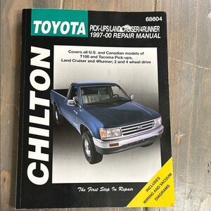 Toyota Chilton Repair Manual - Black and Blue